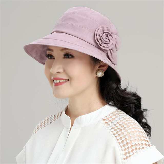 帽子 レディース 40代 50代 60代 遮光100％カット uv 上品 つば広帽子 サファリ ハット hat-573
