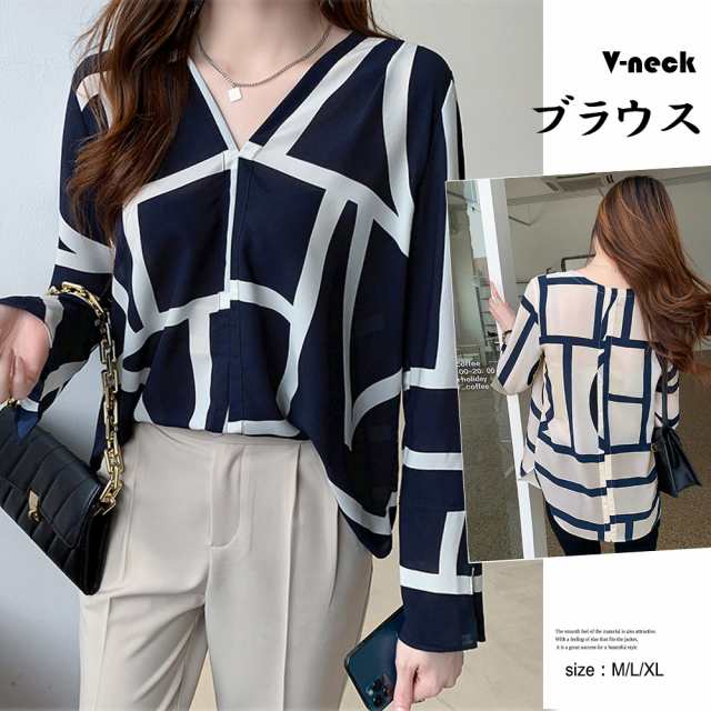 サイドスリット ブラウス 大人上品 通勤 プルオーバー ゆったり 着やせ 春夏秋 服 レトロ 30代 40代 カジュアル